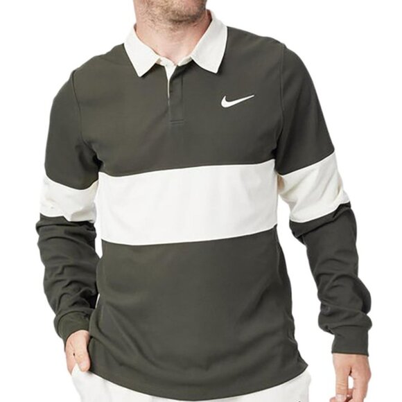 Nike Carlos Alcaraz Rugby Tennis Shirt French Open Size Large IB8141-355 - Picture 6 of 9